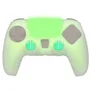 FR-TEC Funda de Silicona para Mando PS5 - Blade Custom Kit, Glow in the Dark, Verde